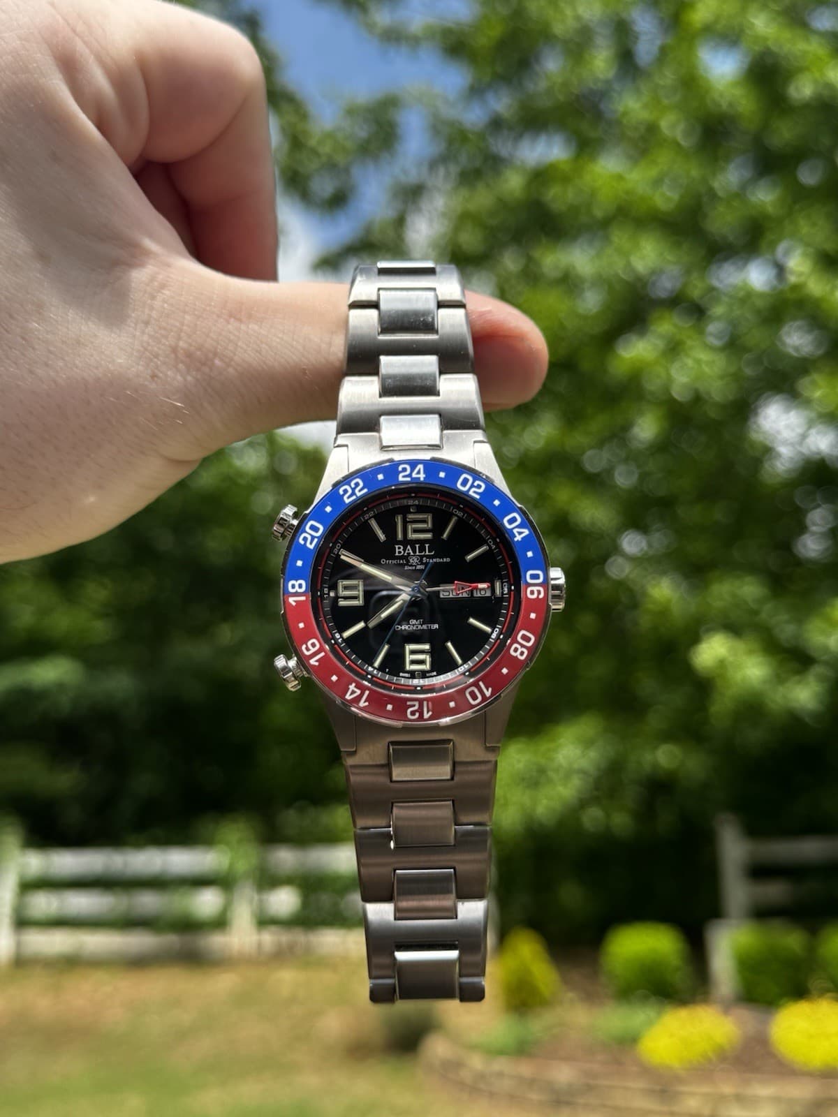 Ball Roadmaster Marine GMT ref.DG3030B-S4C-BK - Full Set