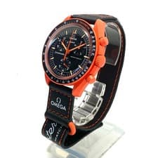 OMEGA x Swatch “Mission On Earth - Lava” SO33O100 Bioceramic Orange Quartz B