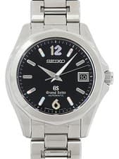 SEIKO SBGR019 Automatic 39mm Box Papers Black Men's Watch /Stainless Steel