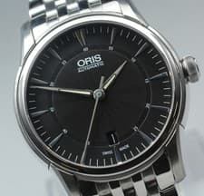 Full Set [MINT] ORIS Artelier Classic Date 7670 40mm Black Dial AT Men Watch