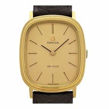 OMEGA De Ville Oval Cal.625 Manual Wind Gold-Plated 27x37mm Watch