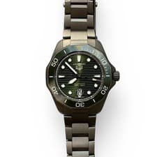 Tag Heuer  Aquaracer 300M Professional 300 Full Set Titanium Green Dial WBP208B.