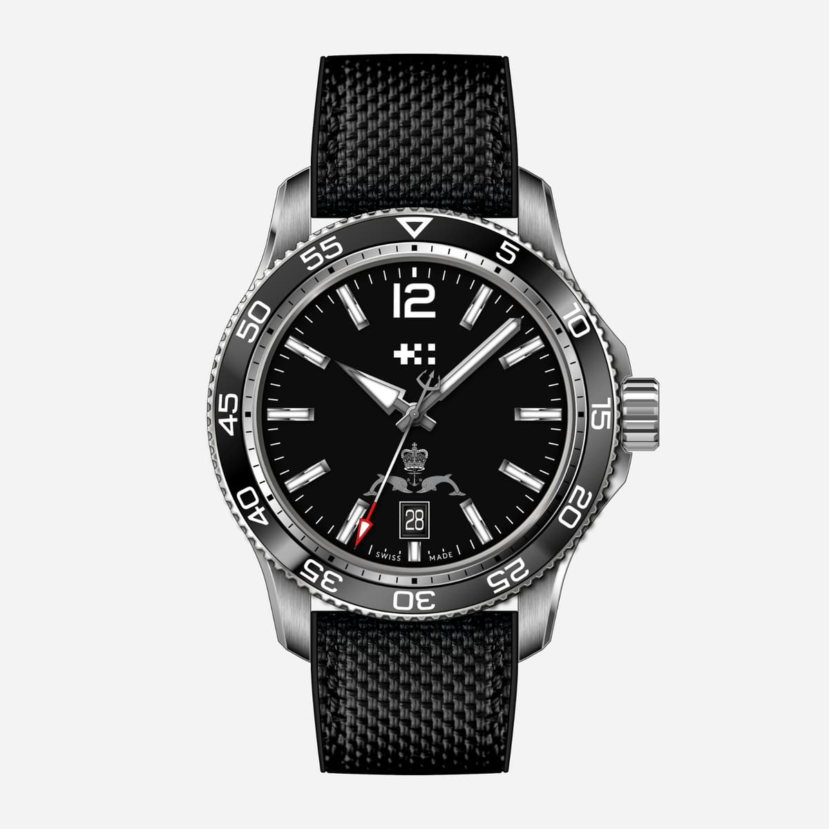 Christopher Ward C60 Trident Pro 300 x Submariners Black 40mm Bespoke Watch