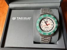 Formula 1 NEW TAG Heuer Green Solargraph WBY111E.BA0042 Brand New F1 Quartz