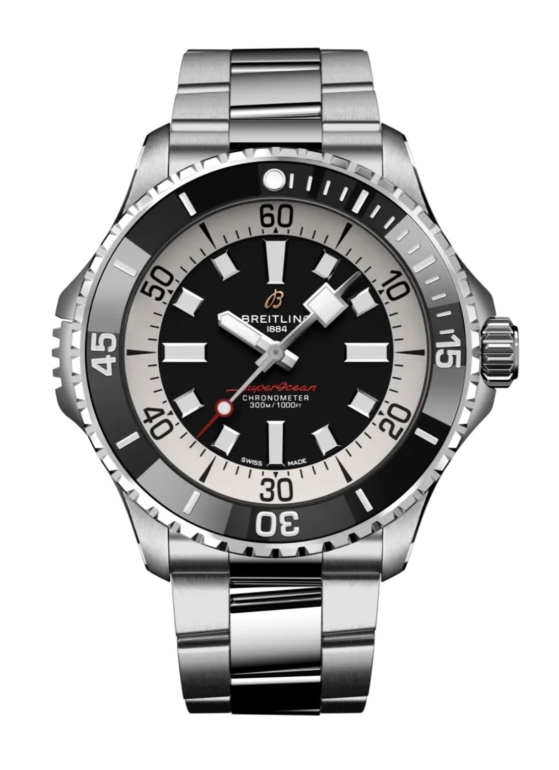 Breitling Superocean Automatic 46 A17378 Men’s Stainless Steel Watch B&P 2022