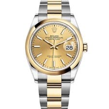 Rolex Datejust 36 126203 Champagne, Oyster