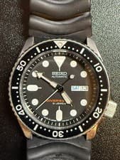 Seiko SKX007J Diver Automatic 21 Jewels Japan Made w/ Box Tag Rubber Strap