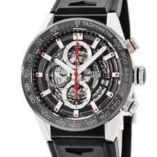TAG Heuer Carrera Caliber Heuer 01 Chronograph CAR201V.FT6046 Black and re