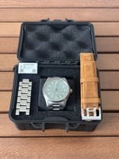 Hamilton Khaki Field Titanium Auto 38mm Green Dial Watch Working