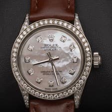 Rolex Datejust Diamond Bezel Watch 31mm MOP Diamond Dial