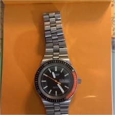Bulova Oceanographer Automatic Diver 666ft Day/Date Rotating Bezel Black Dial