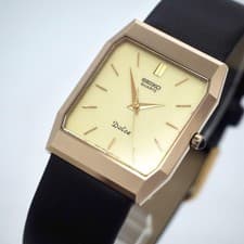 SEIKO Dolce Men's Watch Working Condition Square Hard Case NSAG