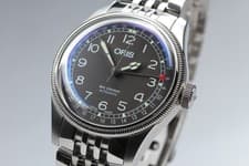 [w/Box, Paper] ORIS Big Crown Pointer Date 7741 Black Automatic Swiss Made Watch