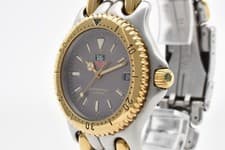 Vintage【EXC+5】 TAG Heuer S/el SEL S95.206M Gray Dial 38mm Men's Quartz Watch