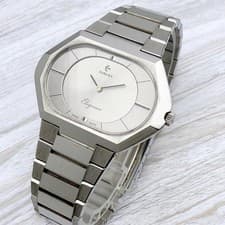 Rado Octagon Case Mechanical Watch Vintage 42mm Silver Dial