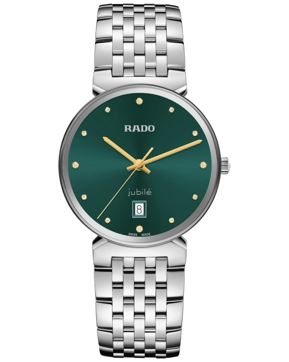 Rado Florence Quartz 38mm Green Diamond Dial Men's Watch R48912773