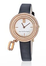 Van Cleef and Arpels Charm Alhambra 25mm 2575164 18K Rose Gold Women's Watch