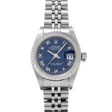 ROLEX Datejust 79174 blue WATCH 723700