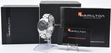 HAMILTON Khaki Field H685510 Quartz Mens Watch 40mm Black Dial Date Military Box