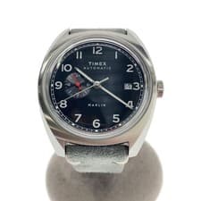 Import duty included for US buyers  Timex Automatic Watch Leather Band Black TW2