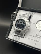 CASIO G SHOCK DW 6930 30th Anniversary Model Silver New