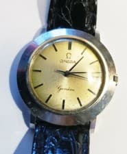 OMEGA GENEVE 1960 'FLYING SAUCER, cal 600, 34mm case