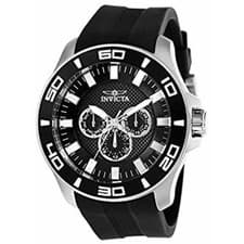 Invicta Men's 28000 Pro Diver Quartz Chronograph Watch Used Black Dial From Japa