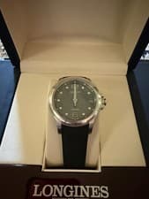 Longines Conquest V.H.P. New Men's Black Watch - L3.316.4 with Box and Manual