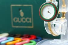 Serviced [N MINT w/Box] GUCCI 11/12.2 Change Bezel 12 Colors Ladies Quartz Watch