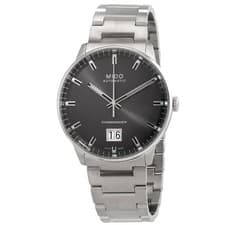 Mido Commander Big Date Automatic Gray Dial Stainless Men's Watch M0216261106100