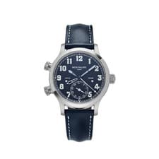 Patek Philippe Calatrava 7234G-001 'Pilot' Travel Time White Gold Blue Dial