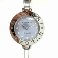 o [BLGARI] [Blgari] B-ZERO1 BZ22S SS Stainless Steel Quartz Watch Ladies Bangle