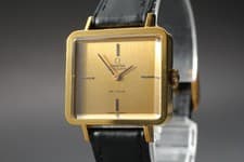 [Near MINT] Vintage OMEGA De Ville Cal.663 Automatic Gold Tank Women's Watch
