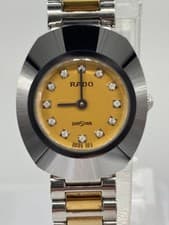 RADO DIASTAR Quartz Ladies Watch 12P Stones Boxed 21mm