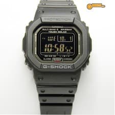 Casio G-Shock GW-5000B-1JR Screw Back Japan Limited Tough Solar Atomic Watch