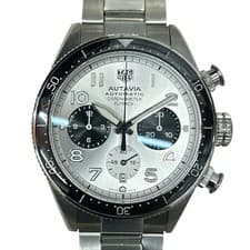 TAG HEUER Autavia 60th Anniversary Flyback Chronograph CBE511B.FC8279 Silver SS