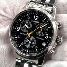 Tissot PRC200 T461 Chronograph Sports Watch Stainless Steel Used
