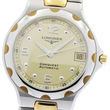 LONGINES Conquest L1.635.3 Date Gold Dial Automatic Men's Watch_953594