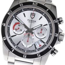 TUDOR Grand Tour Chrono 20530 Date Silver Dial Automatic Men's Watch_849649