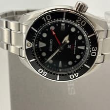 Seiko Prospex SBPK003 5K65 Solar GMT Diver Mens Watch Black