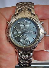 NICE RARE Dial Color SEIKO Chronograph Men's Watch #7T32-6N50