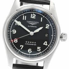 Longines Spirit L3.810.4 Men Automatic Watch 40mm Scratchs NIB Strap