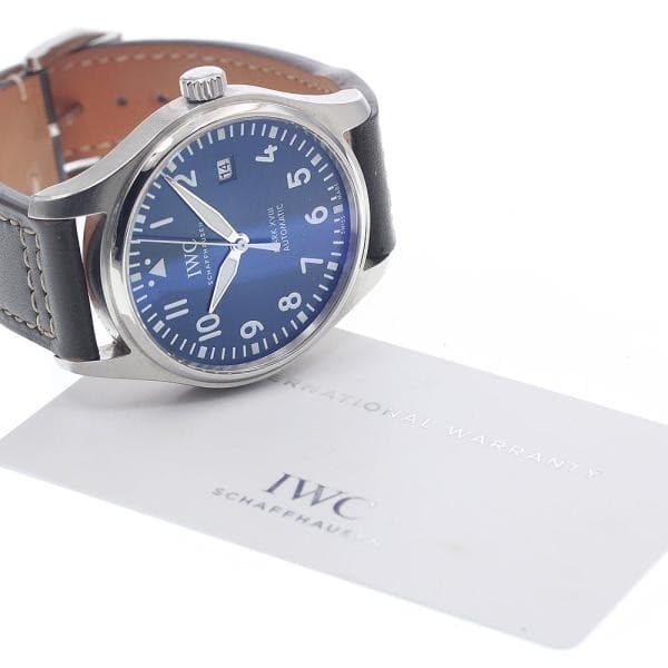 IWC SCHAFFHAUSEN PILOT'S WATCH MARK XVIII IW327010 40mm SS Navy Dial #C321