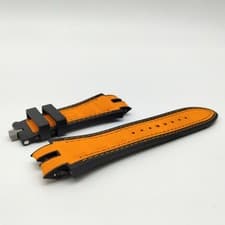 Roger Dubuis Orange Black Rubber Watch Strap Pre-Owned Used