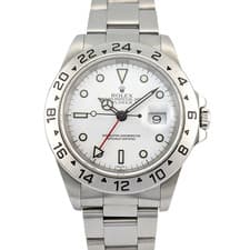 Rolex 16570 Explorer II Polar White Dial 40mm 1999 Box & Papers