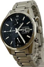 Tag Heuer Carrera Calibre 16 CBK2110.BA0715 Auto Mens Watch Excellent A6075