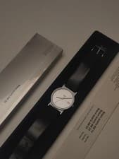 BRAUN AW20 3802 Quartz Watch German Made Dieter Rams Design Men Stainless Steel