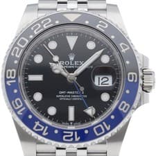 ROLEX GMT-Master II Watch Jubilee 126710BLNR Stainless Steel WomenWatch blac...