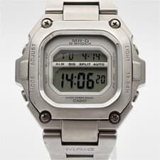 G SHOCK MRG110 Wristwatch Square Stainless Steel MR G 110 Authentic