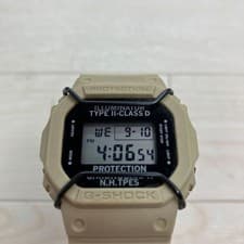N.HOOLYWOOD G-SHOCK Casio Beige Collaboration Watch